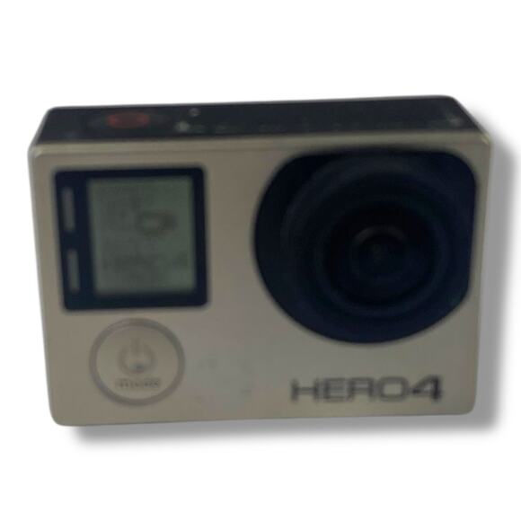 GoPro HERO 4 Silver Edition 4K Action Camera Tested Works W BATTERY No SD CARD - Picture 1 of 4